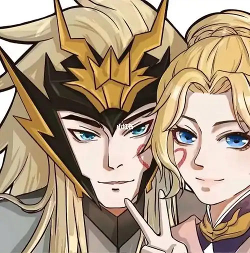 动漫情侣头像  #情侣头像  #王者荣耀马超和夏洛特