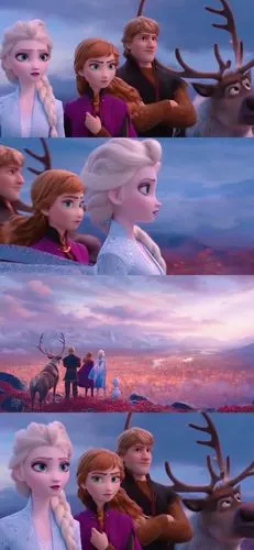 冰雪奇缘2壁纸 安娜 艾莎