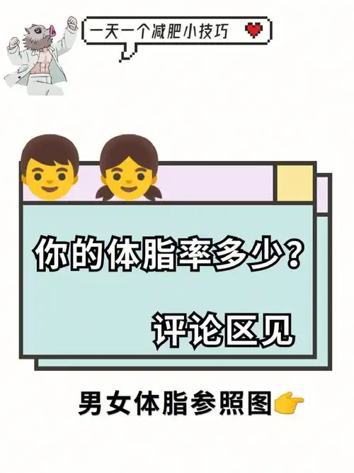 敢不敢把你的体脂率打在评论区