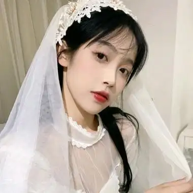 单人婚纱头像女高清清新婚纱系的女生头像图片