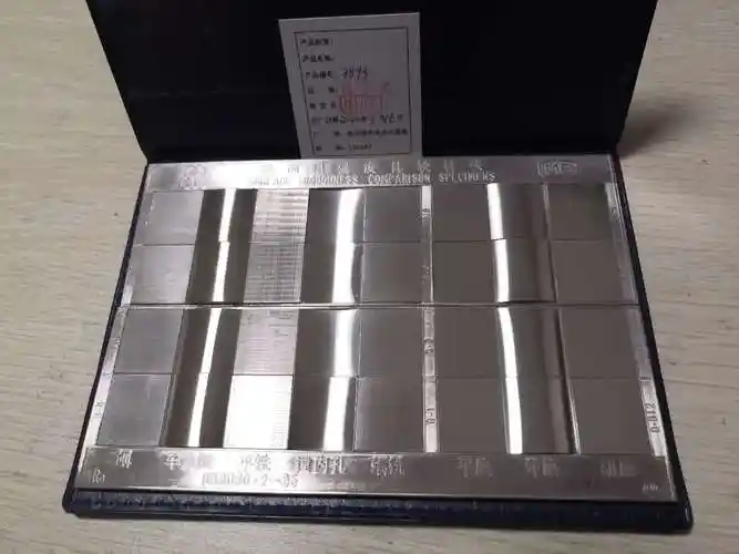 表面粗糙度比较样板的种类有机械加工表面(车外园,磨外园,刨,平磨,镗