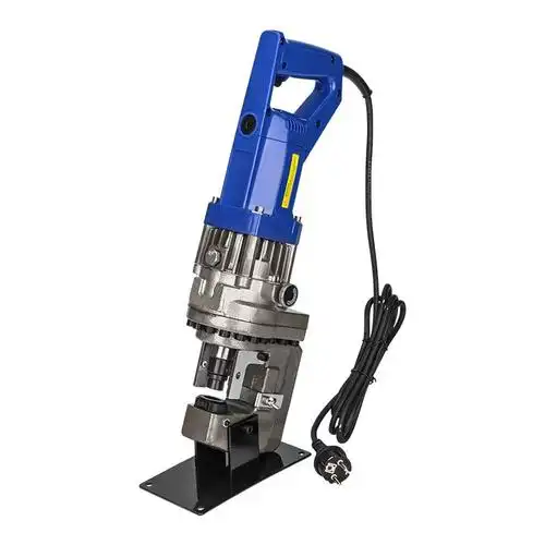 冲孔机电动手提式液压角钢角铁槽钢冲孔液压冲孔机