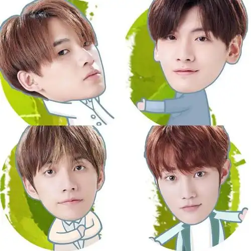 为庆祝成团满月,r1se成员们继成团一周集体换曝光头像后,再次集体换"