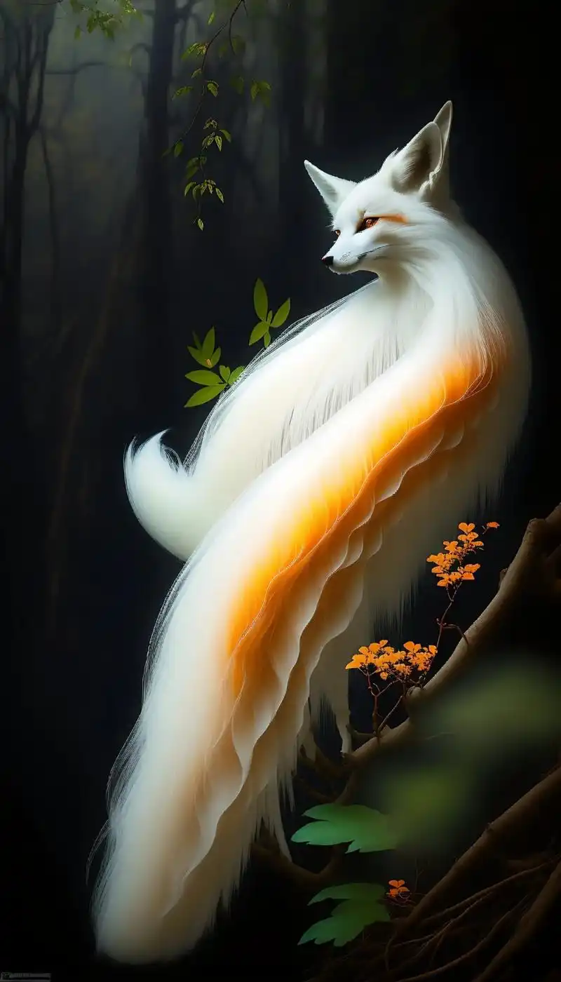 九尾狐.广西shiwandashan山,有一颗昙花树,叶面多 - 抖音