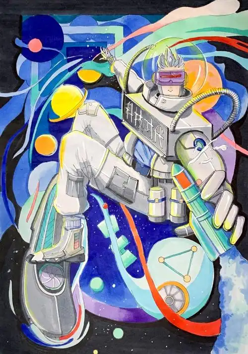 临摹科技类插画