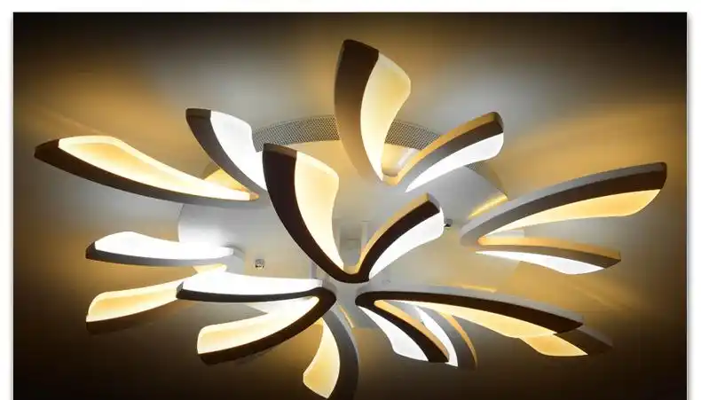 客厅灯具_新款亚克力创意吸顶灯客厅卧室灯具灯饰时尚