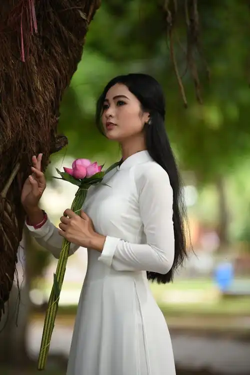 越南传统服装 奥黛--10