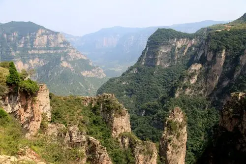 山西省壶关大峡谷太行山风光无限.