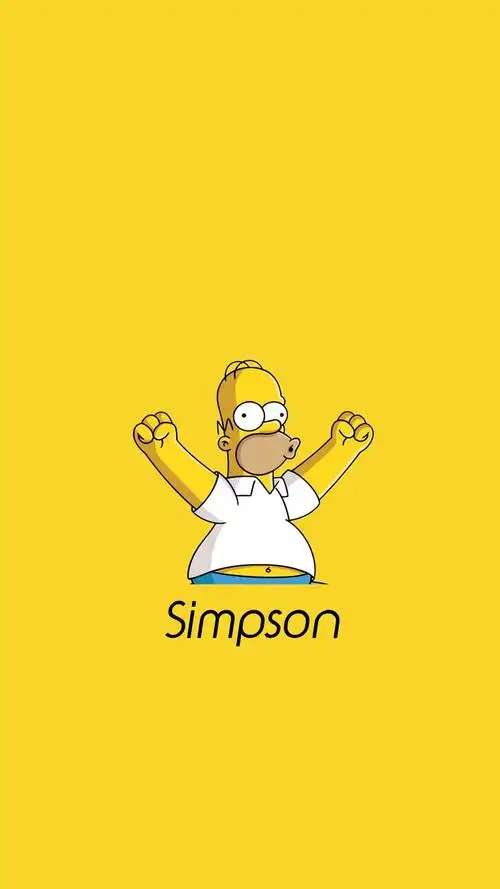 可爱卡通辛普森iphone6s壁纸