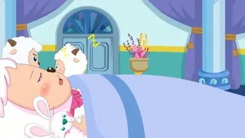 喜羊羊与灰太狼:暖羊羊在睡觉,大家来查探敌情了,别把她吵醒了