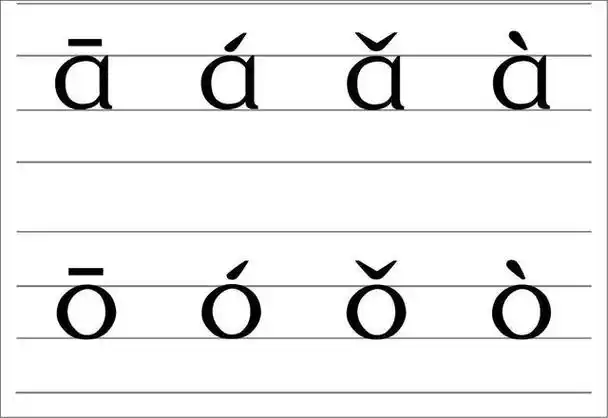 a的四个声调怎么写?孩子都上小学了,拼音声调还搞不懂,有没有
