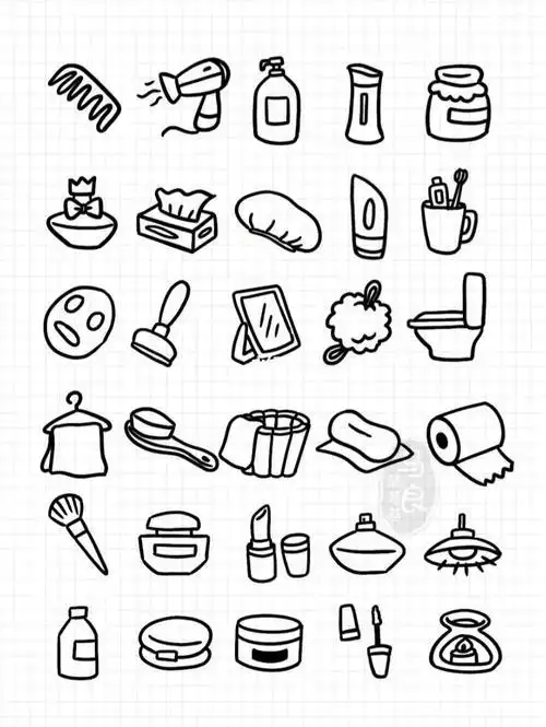 生活物品简笔画分类