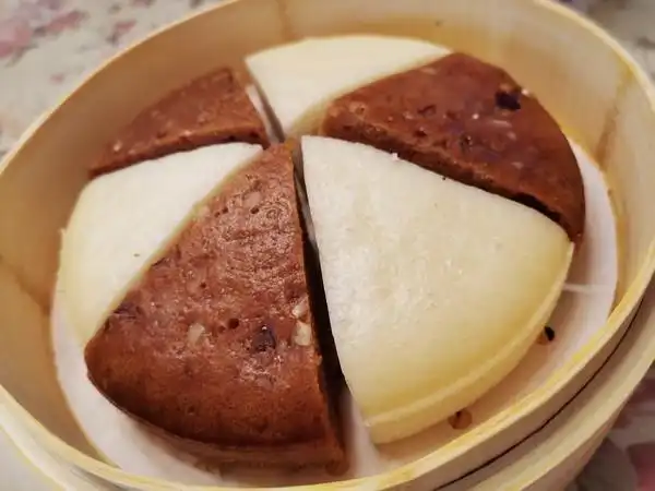 厨小白儿做的酒酿发糕红糖发糕