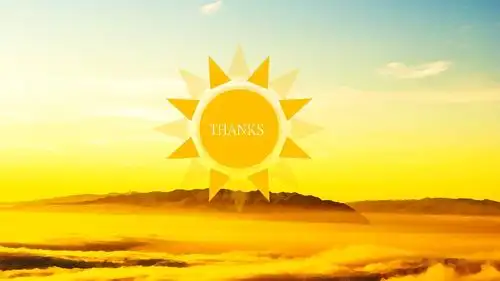 炎热夏日的太阳背景ppt模板