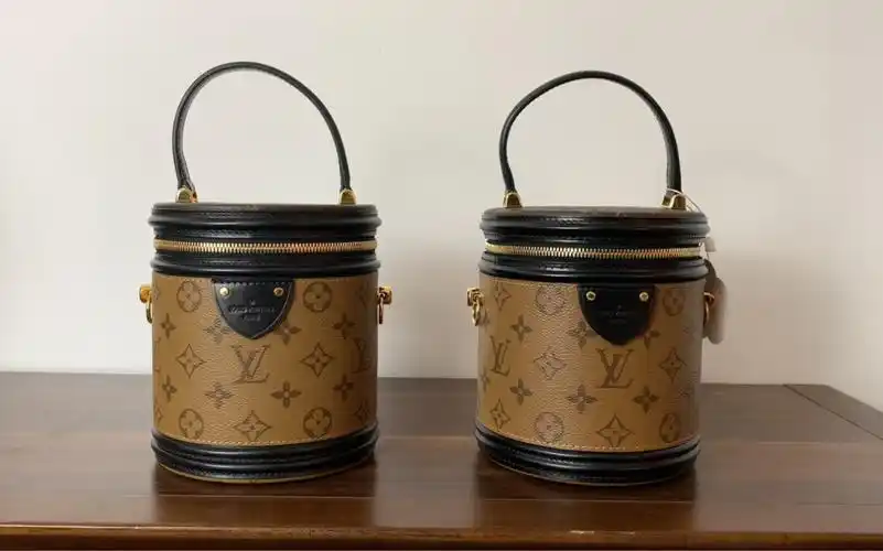 lv 老花cannes m43986发财包真假对比