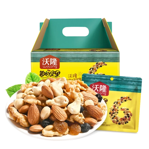 沃隆 坚果 每日坚果大礼包30日装干果礼盒 750g b款25g*30袋
