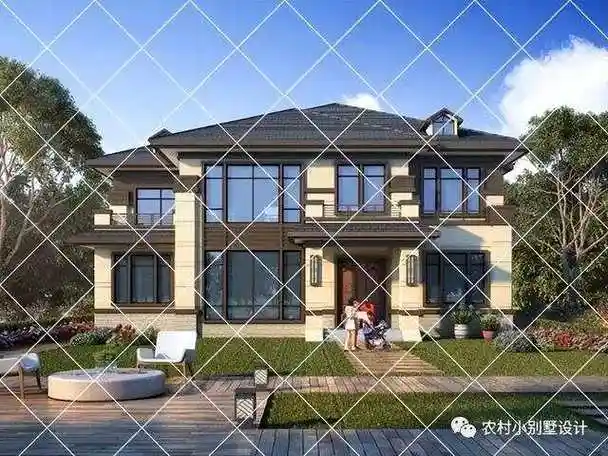 25套四开间二层带堂屋复式农村自建房别墅满足老人要求又兼时尚