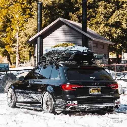 低趴下来的旅行车更有韵味,奥迪a4 allroad低趴改装案例_太平洋号