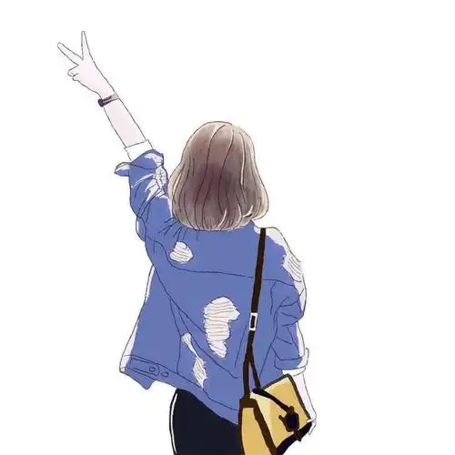 仙气飘飘的唯美神秘女神背影女生头像图片不二励志语录