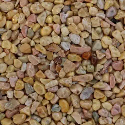 浅砂黄胶粘石地坪