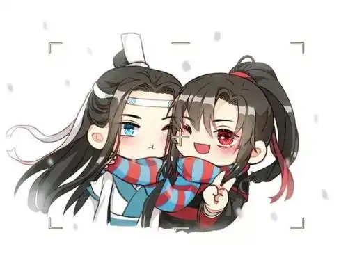 魔道祖师q版忘羡:狐狸羡羡太可爱,汪叽坐姿乖巧是为何?