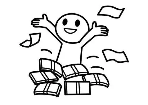 免费矢量剪贴画富翁 |illustac