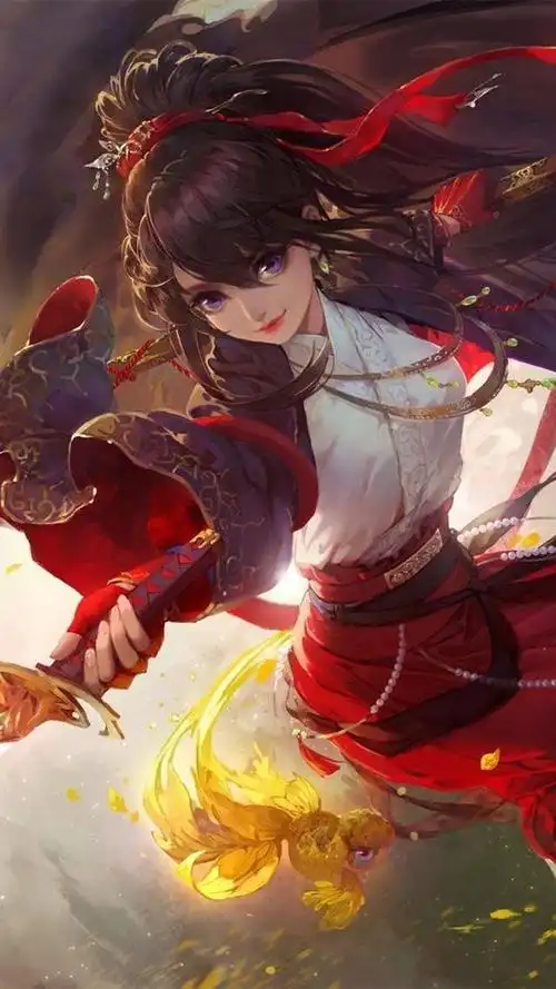 一袭红衣倾国倾城二次元古风红衣惊爆眼球你被美到了没