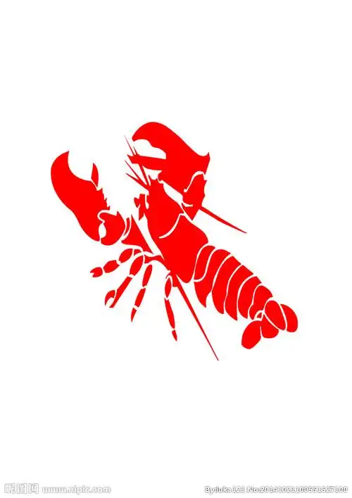 龙虾矢量图图片