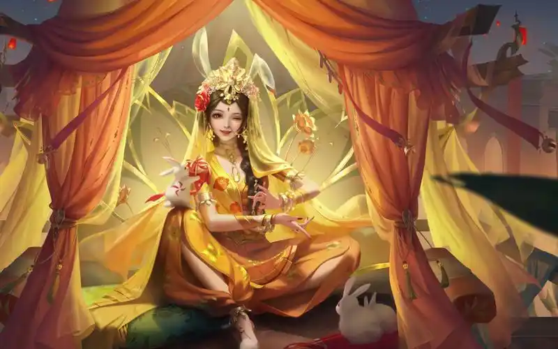 王者荣耀公孙离玉兔公主动态壁纸