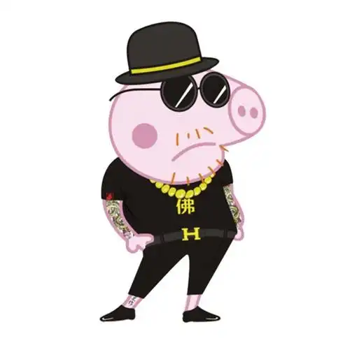 小猪佩奇通用车贴纸搞笑个性装饰车身贴花社会人出行遮挡划痕贴纸