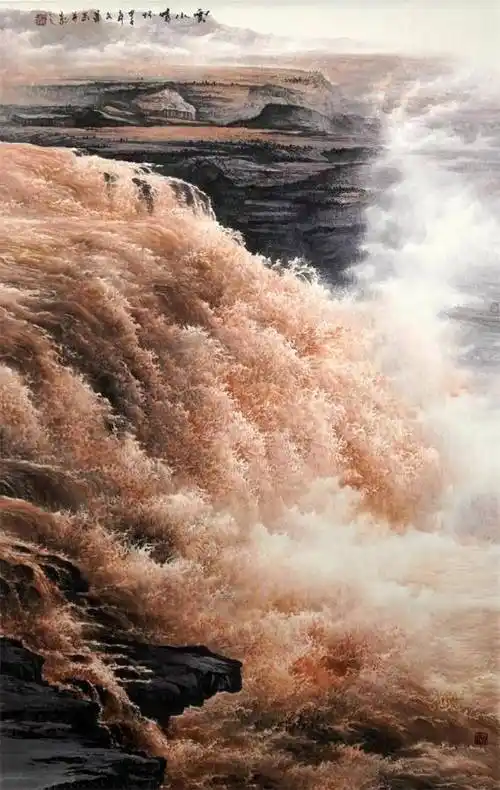 李文军笔下的黄河黄山——让东方精神震撼世界