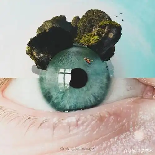16幅关于眼睛的错觉创意,让你打开想象的翅膀,换一个视角看世界
