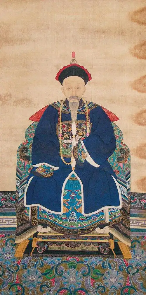 【清代 祖宗像 立轴 设色绢本】拍卖品_图片_价格_鉴赏_绘画_雅昌艺术