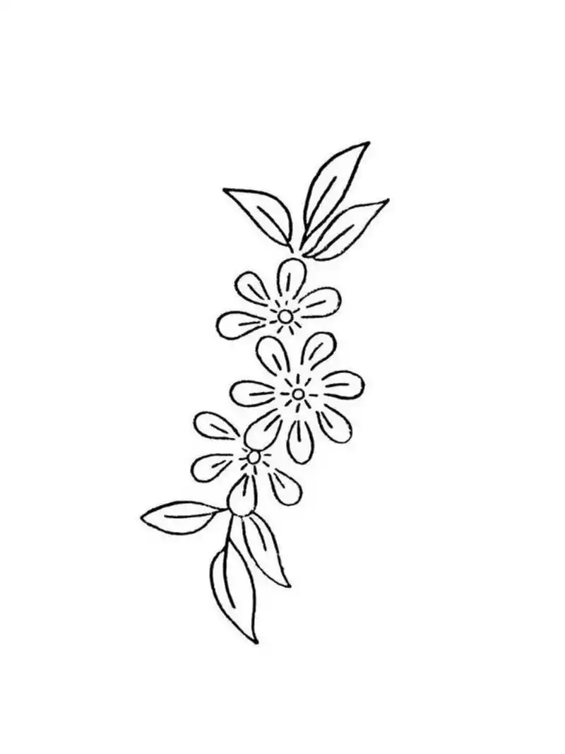 简单手工刺绣图稿分享 可用于刺绣,刺子绣图案