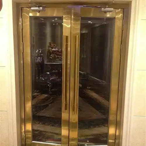 【不锈钢玻璃门】生产钛金防火玻璃门 钢质防火卷闸门不锈钢 玻璃防火