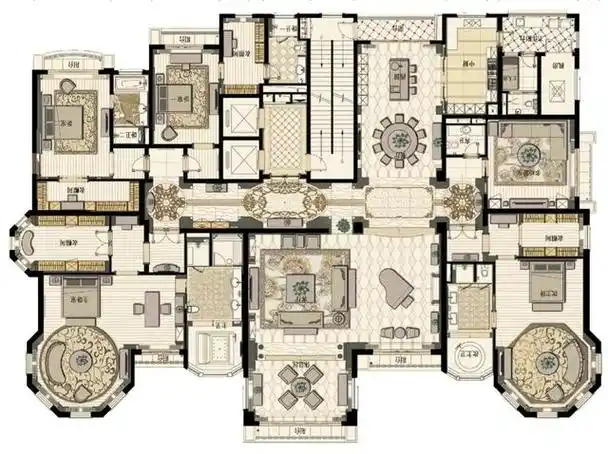 330平米大平层轻奢(690平米大平层堪称极致奢华)(2)