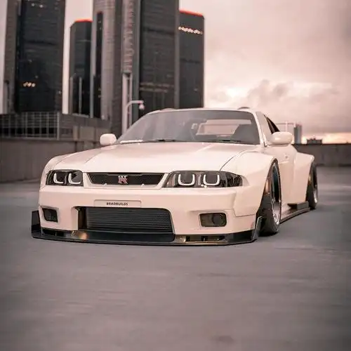 改装宽体后的gtr更加性感