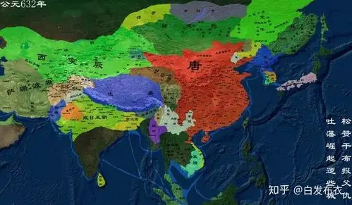 隋末的动乱爆发后,吐谷浑趁机复起,再成西北地区的强国.