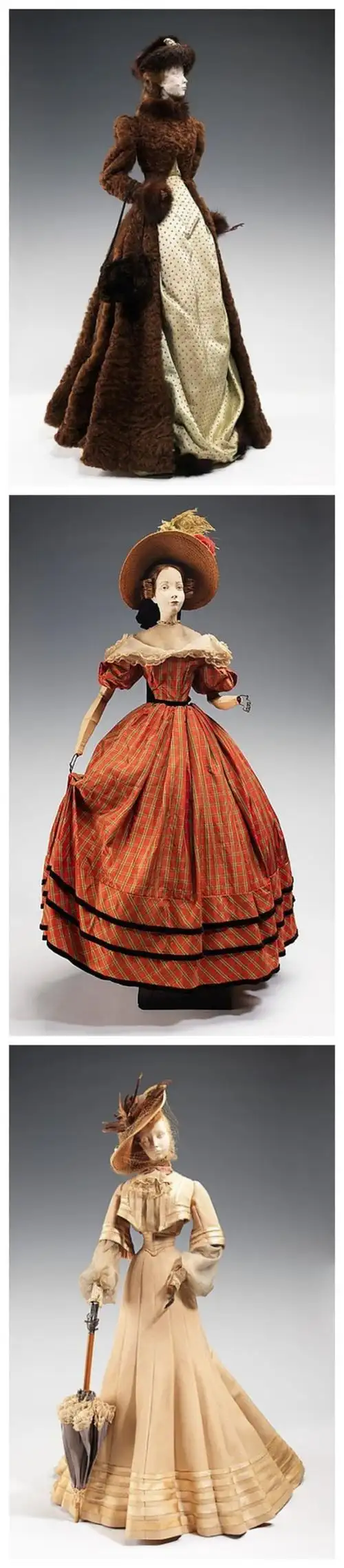 十九世纪欧洲时装人偶@北坤人素材