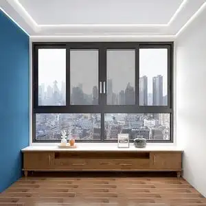 新豪轩 轩锐断桥推拉窗三轨全玻隔音推拉窗 隔热卧室落地窗封阳台