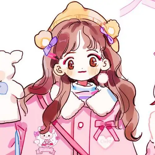 闺蜜头像画师微博id:普通小狗自截