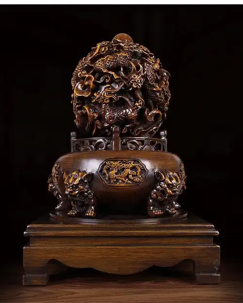 九转乾坤鼎大气摆件时来运转九龙鼎新房客厅装饰创意办公室家居工艺品