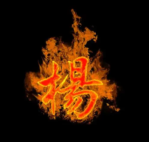 谁能帮我设计一个艺术字的"杨",我用来做qq头像的.