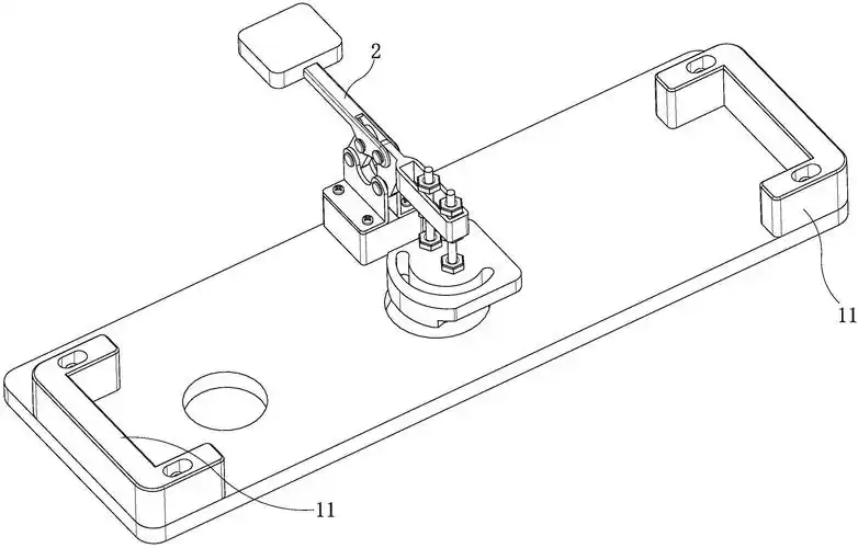 安装智能锁具扭簧的机构