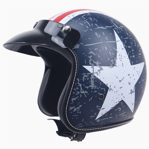 zr系列3/4摩托车头盔dot认证复古头盔可拆卸内衬vintage helmet