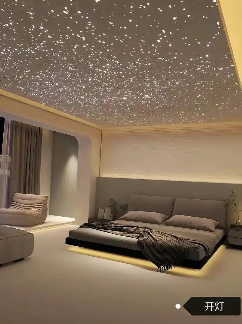星空顶卧室真的太美了,闺蜜说要搬来我家睡.