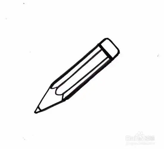 简笔画教程怎么画一支铅笔
