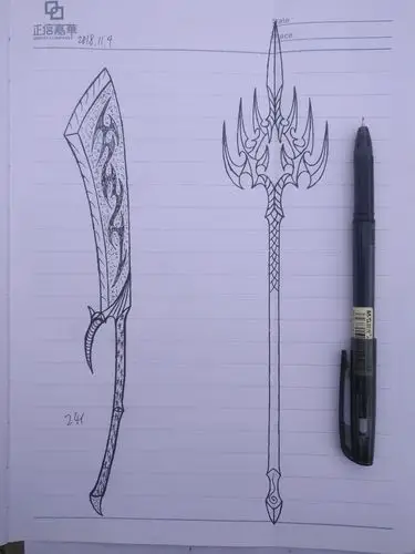 手绘冷兵器16