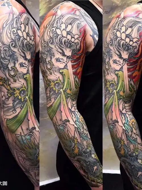 明王_纹身图案手稿图片_谛吾的纹身作品集