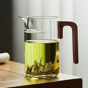 绿茶泡茶器玻璃泡茶壶茶漏一体公道杯中式茶壶茶具茶道过滤泡茶杯
